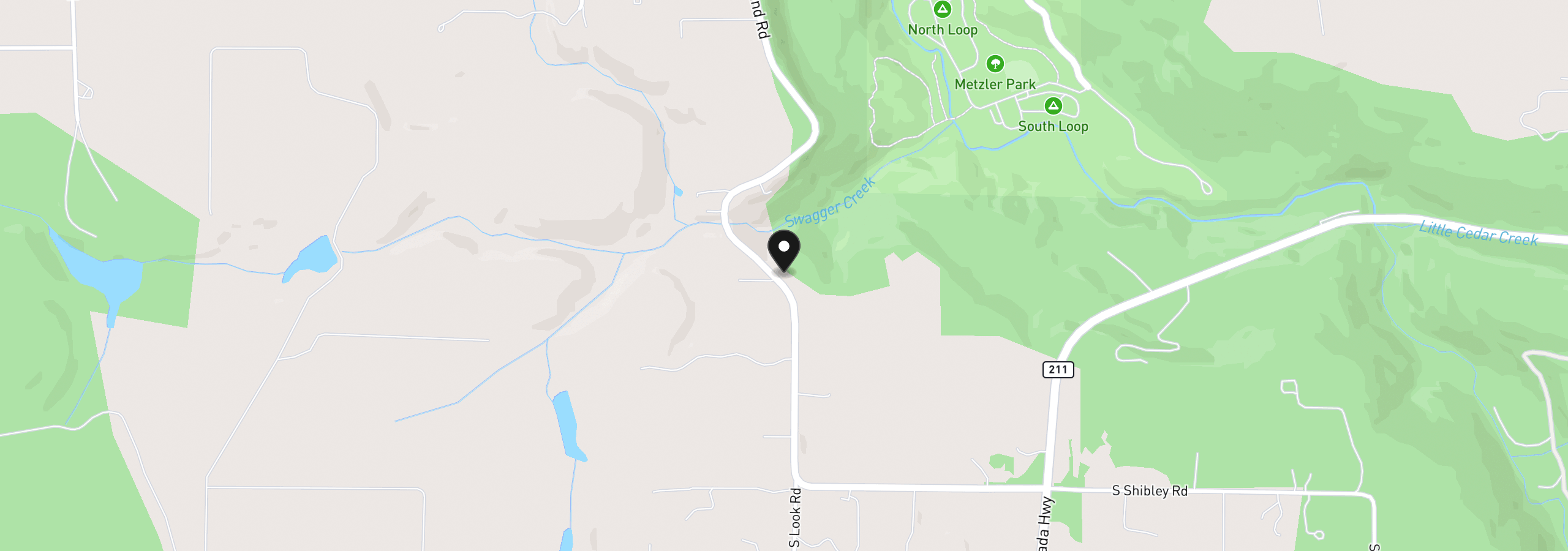 Map showing the location of 24051 S Upper Highland Rd, Colton, OR 97017