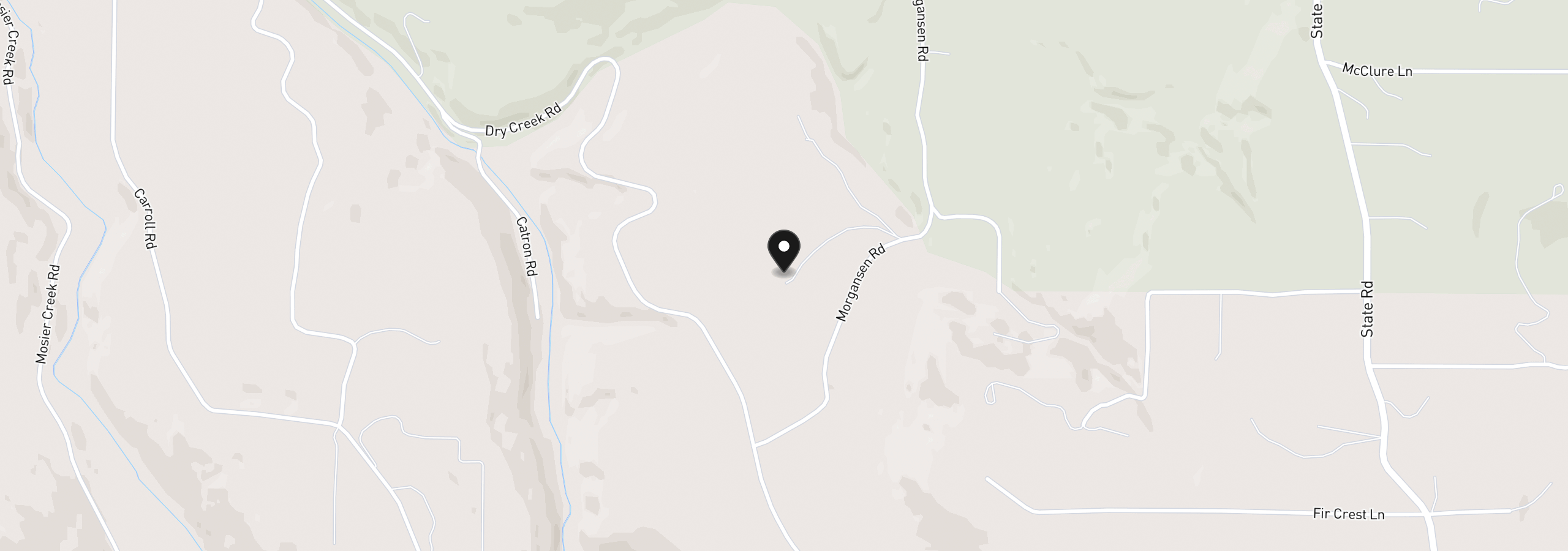 Map showing the location of 1515 Morgensen Rd, Mosier, OR 97040