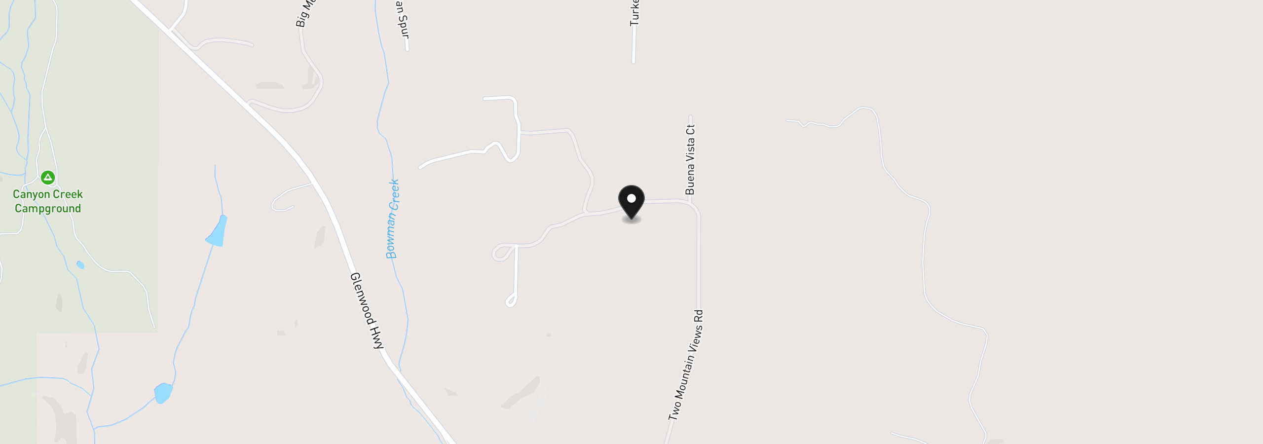 Map showing the location of 14 Mountainscape Cir, Goldendale, Wa 98620