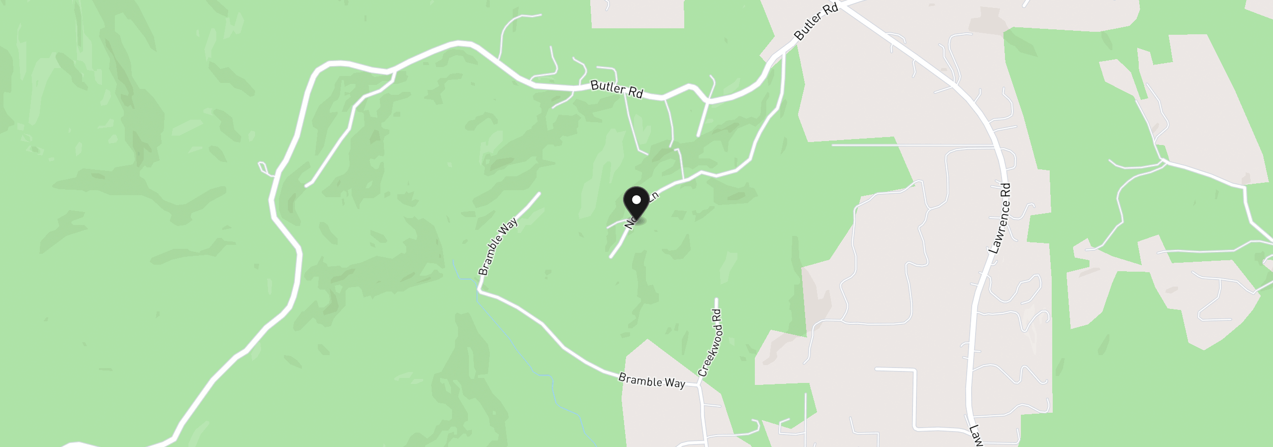 Map showing the location of 24820 Norris Ln, Junction City, OR 97448