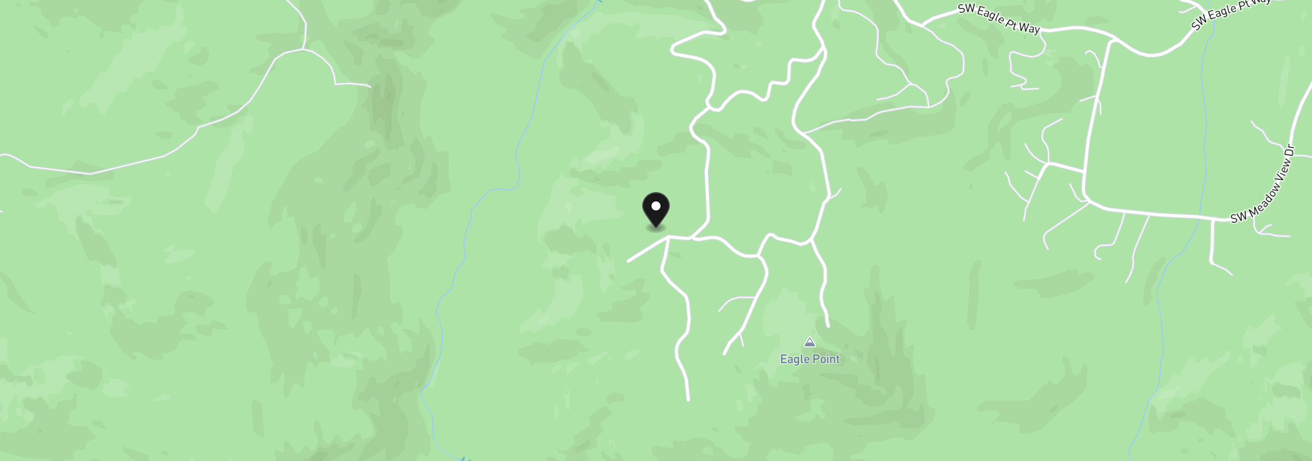 Map showing the location of 9400 SW Arrowwood Rd, McMinnville, OR 97128