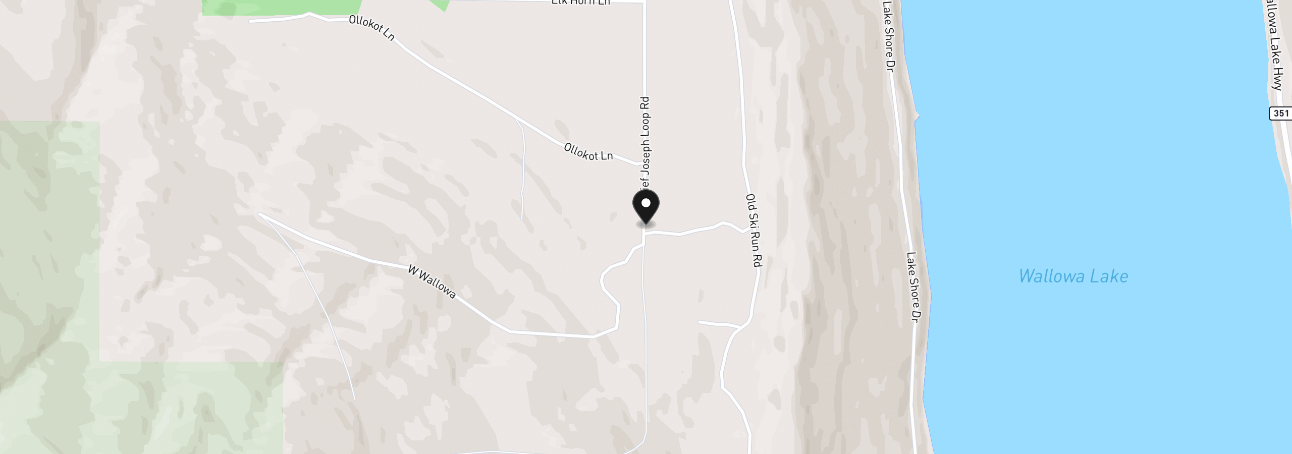 Map showing the location of 58734 Chief Joseph Way, Imnaha, OR 97842