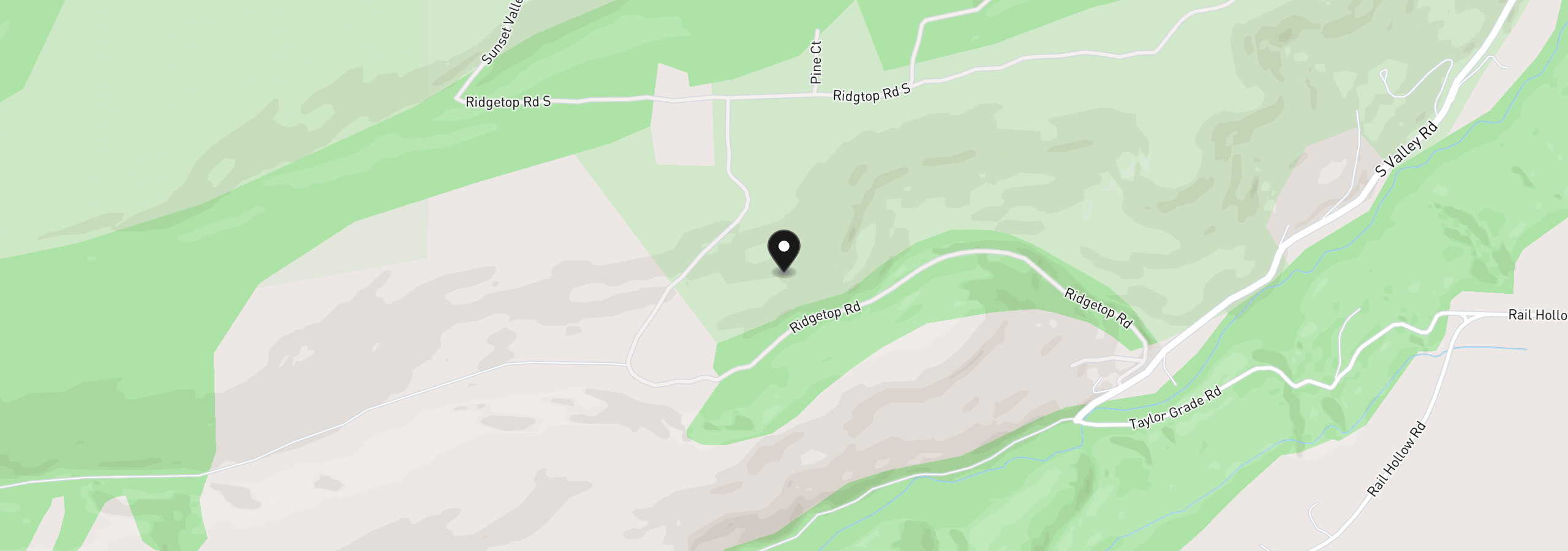 Map showing the location of 00 Ridgetop Rd., Dufur, OR 97021