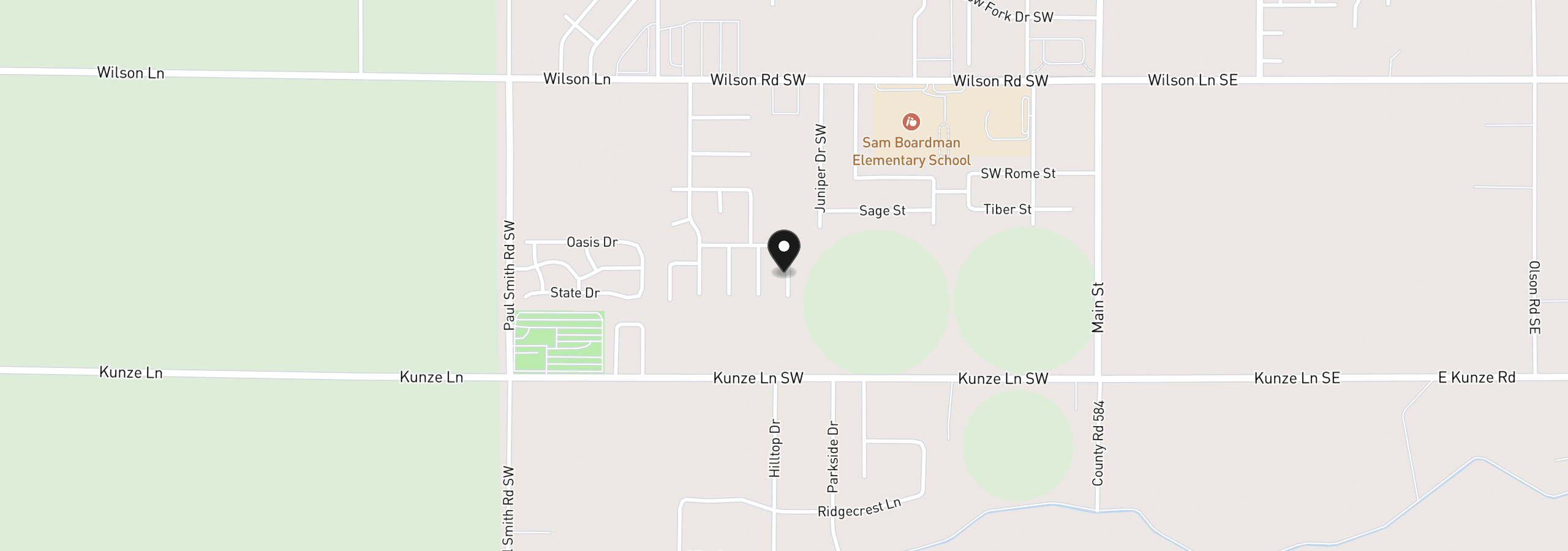 Map showing the location of 210 SW Cardinal Dr 94, Boardman, OR 97818