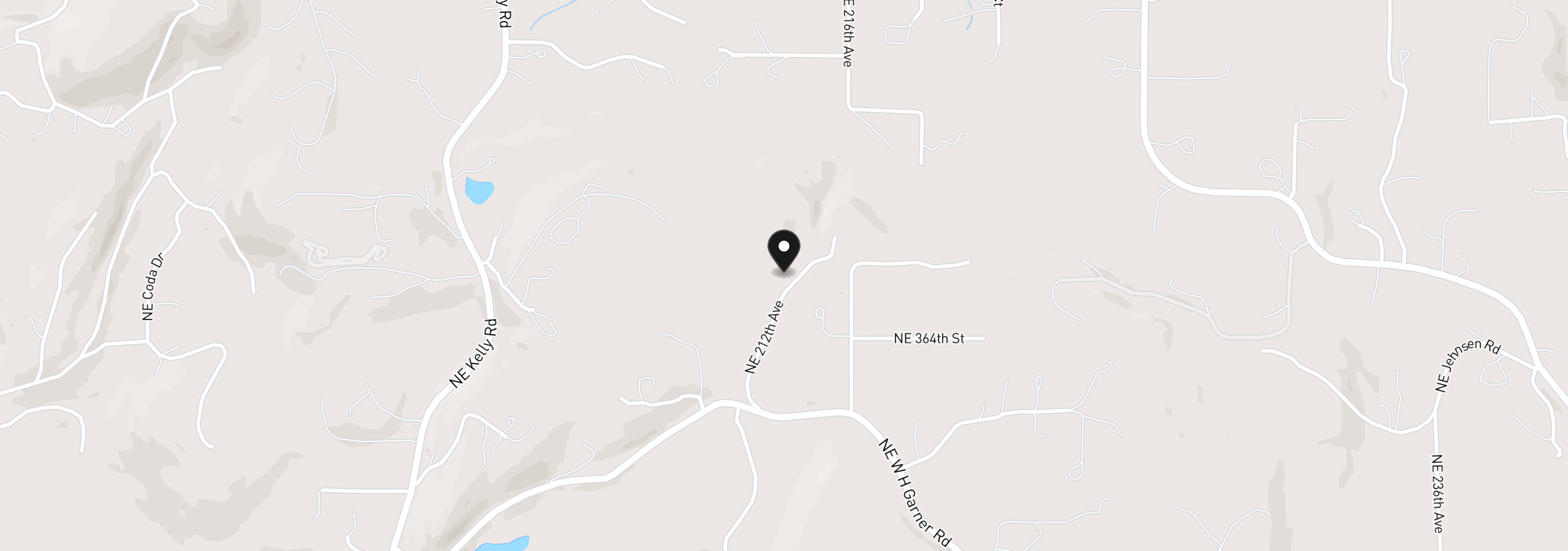 Map showing the location of 36753 NE 212th Ave, Yacolt, Wa 98675