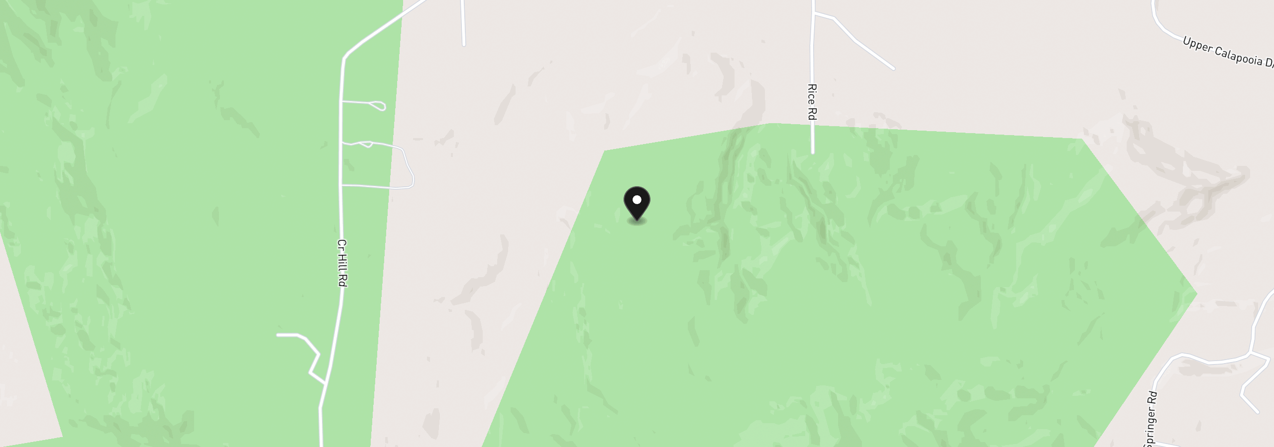 Map showing the location of Crescent Hill Rd, Sweet Home, OR 97386