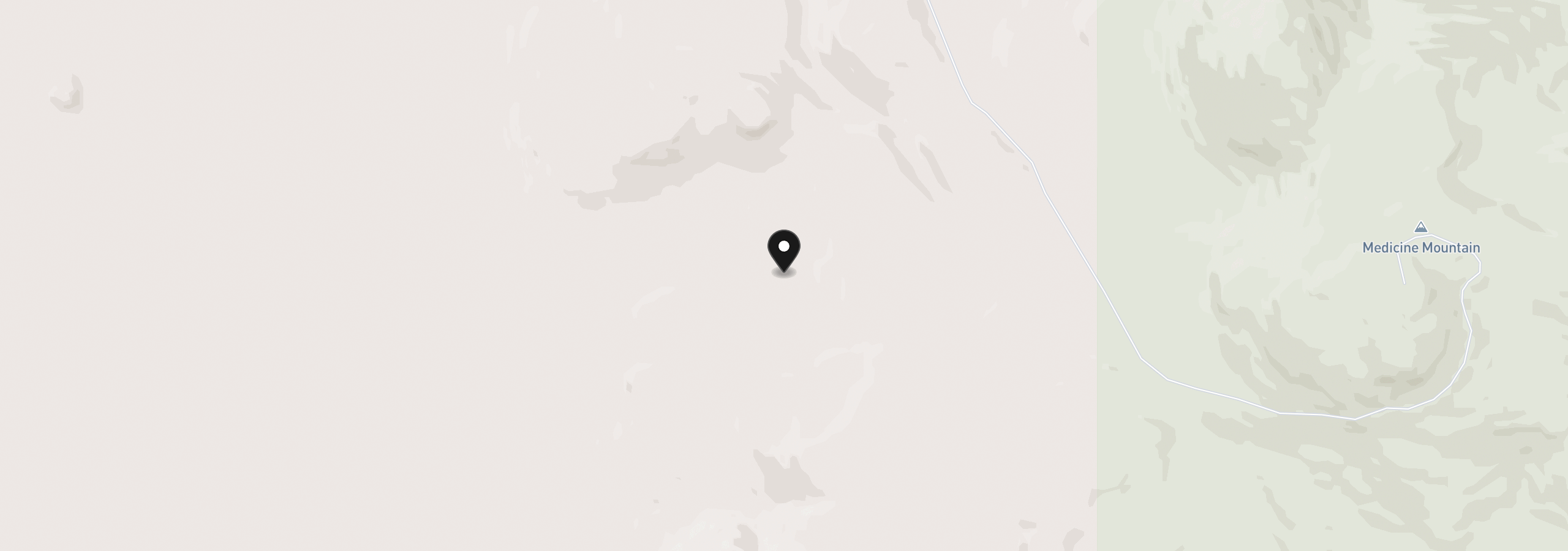 Map showing the location of Off Hwy 140 900, Beatty, OR 97621