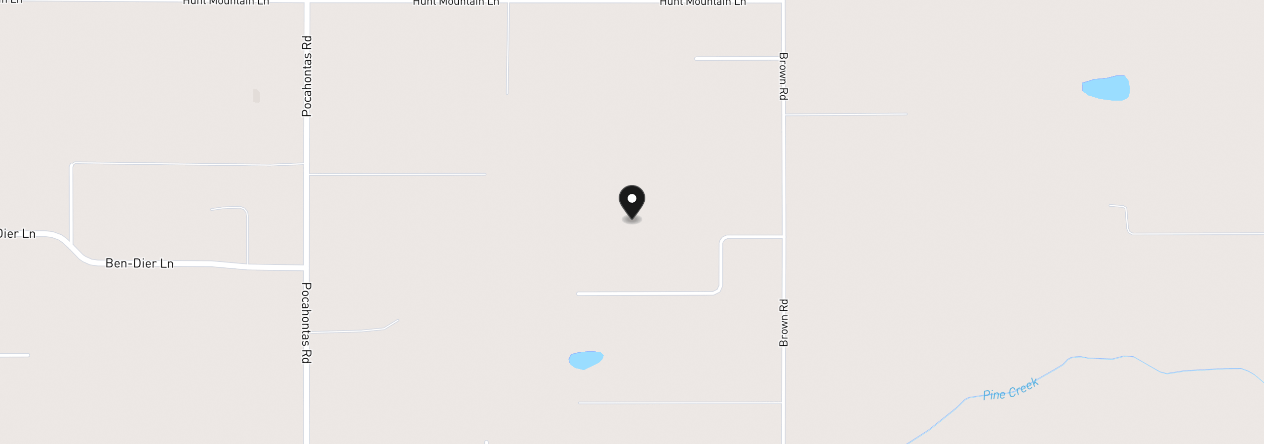 Map showing the location of 0 Sage Valley Lane 3, Baker City, OR 97814