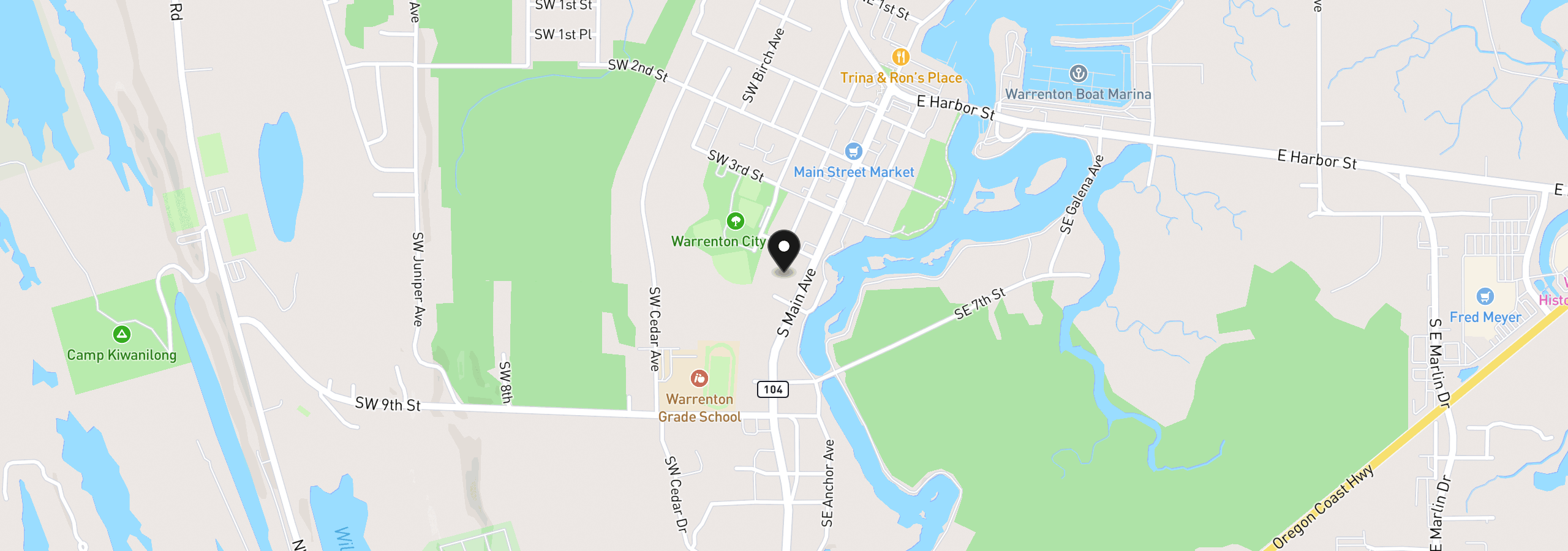 Map showing the location of Tax Id 30749, Warrenton, OR 97146