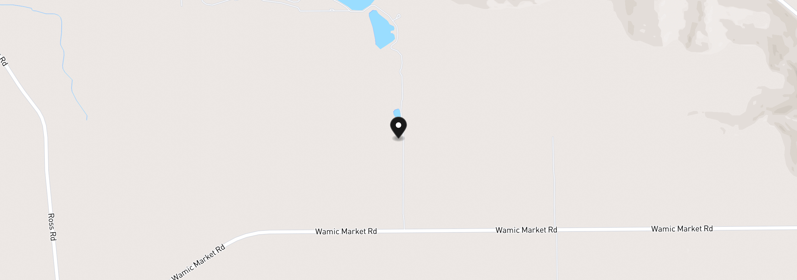 Map showing the location of Wamic Market Rd, Tygh Valley, OR 97063