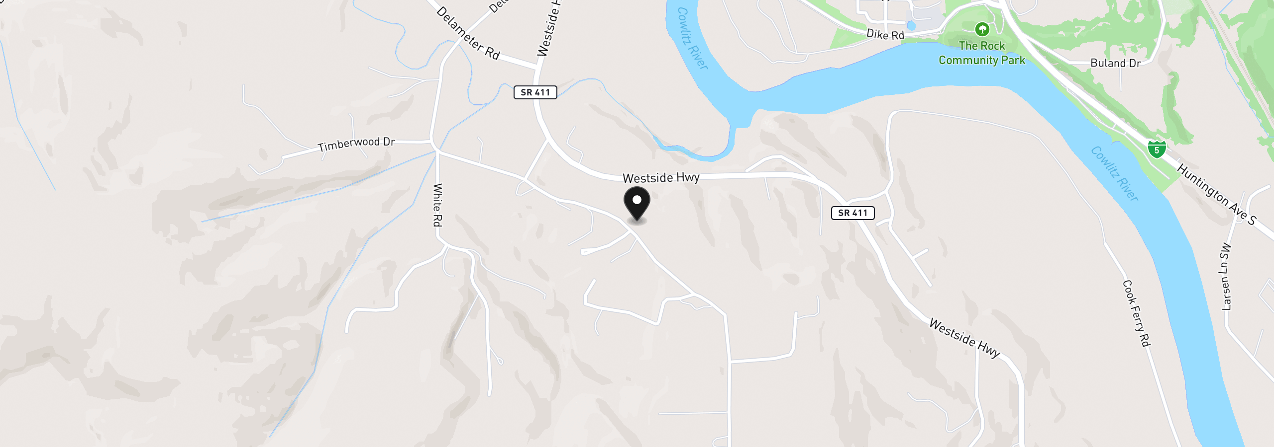 Map showing the location of 1006 Sandy Bend Rd, Castle Rock, Wa 98611