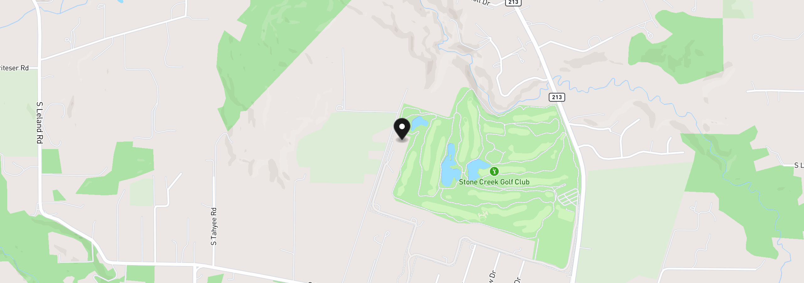 Map showing the location of 21020 S Meadowridge Ct, Oregon City, OR 97045