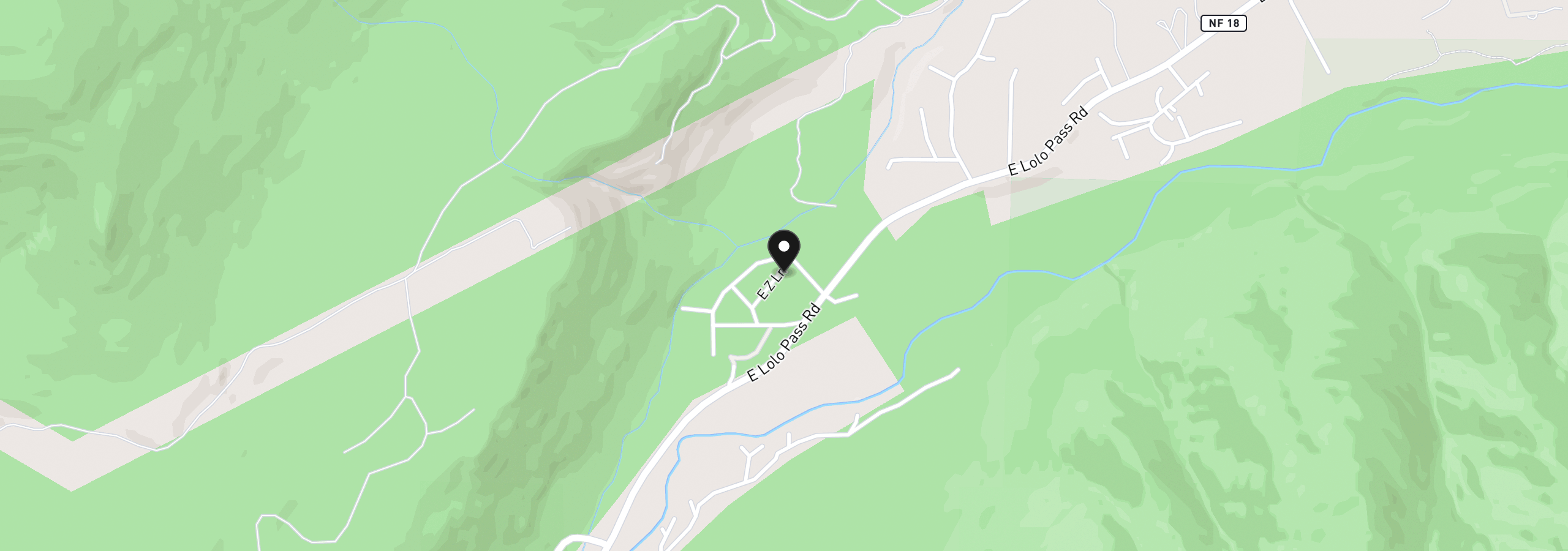 Map showing the location of 21820 E Ez Ln, Rhododendron, OR 97049