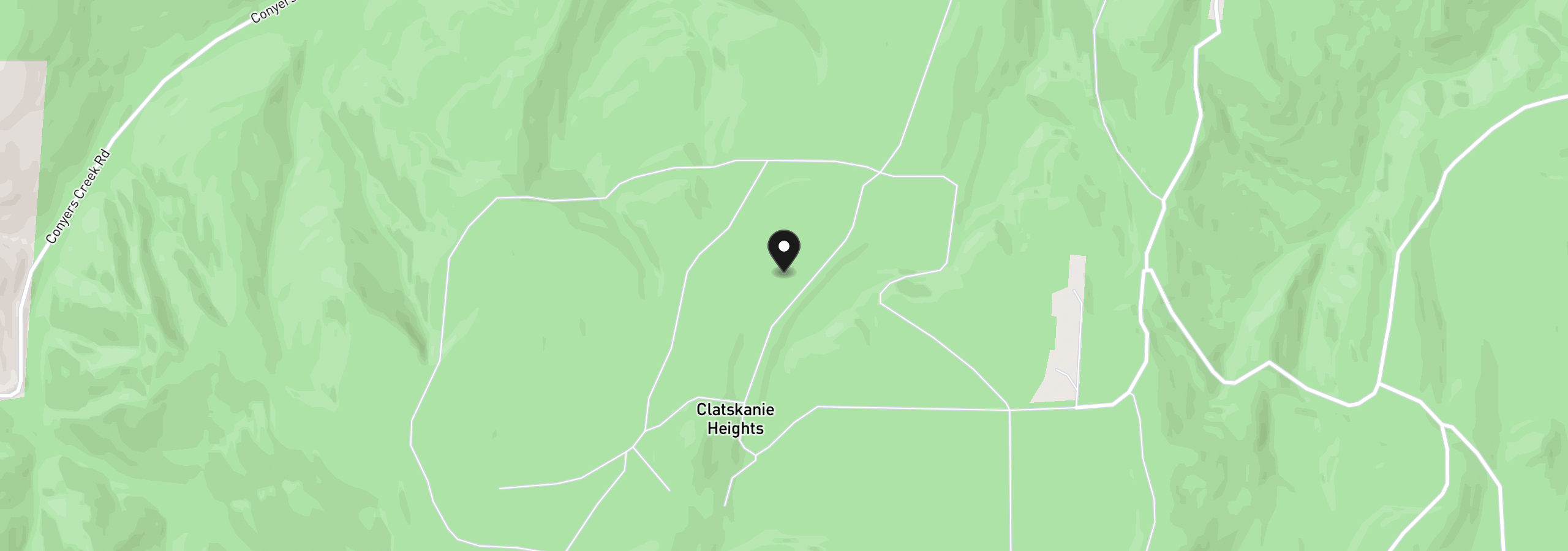 Map showing the location of 72000 Clatskanie Heights Rd, Clatskanie, OR 97016