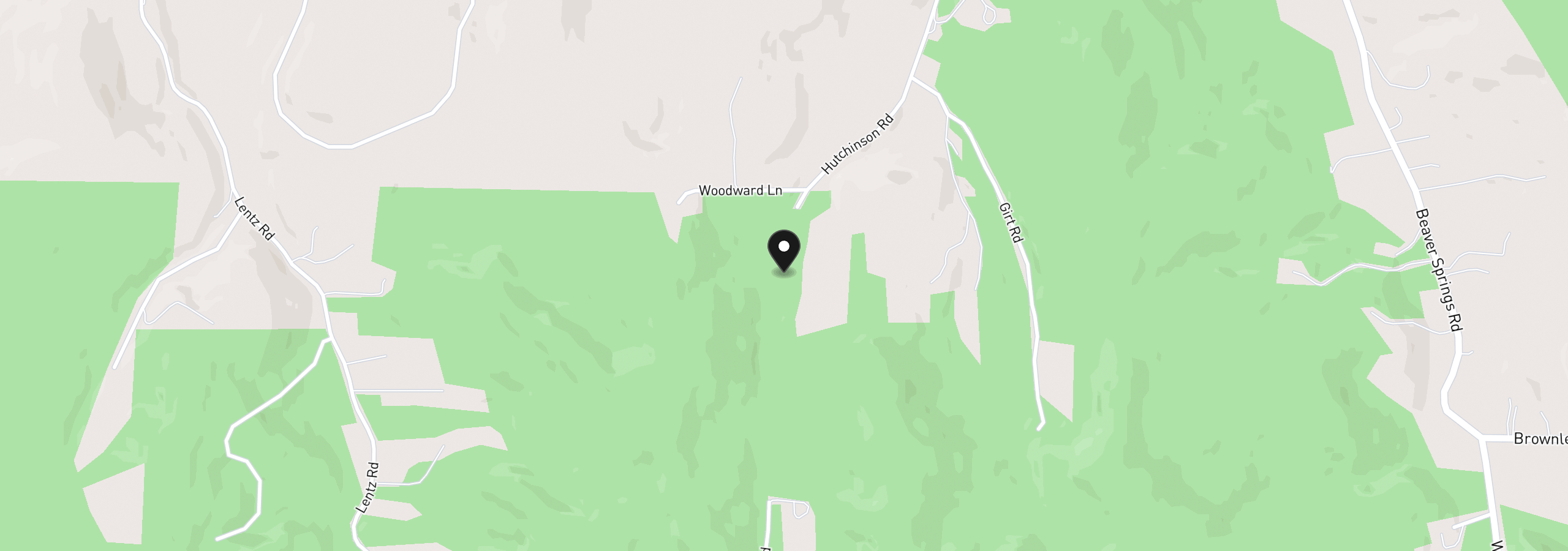 Map showing the location of 71990 Hutchinson Rd, Rainier, OR 97048