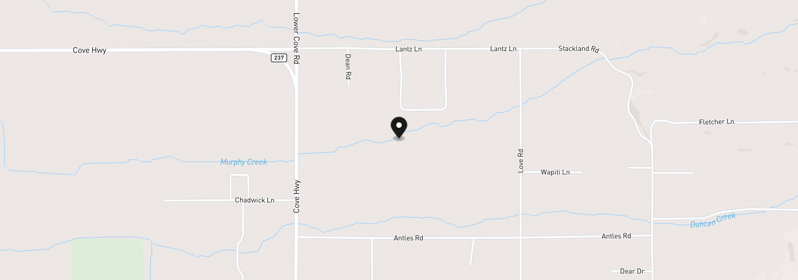 Map showing the location of Longview Ln, Cove, OR 97824