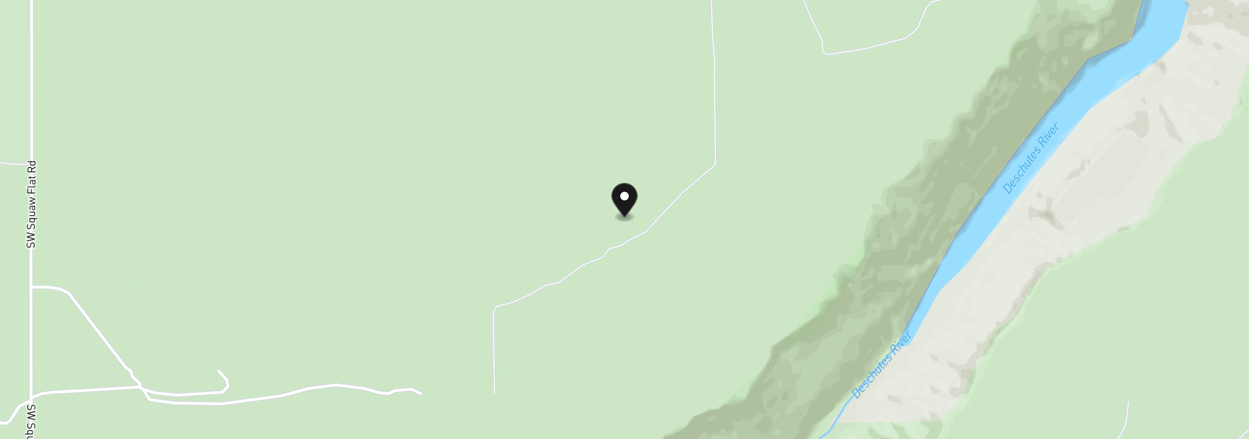 Map showing the location of 9290 SW 3115 Rd, Culver, OR 97734