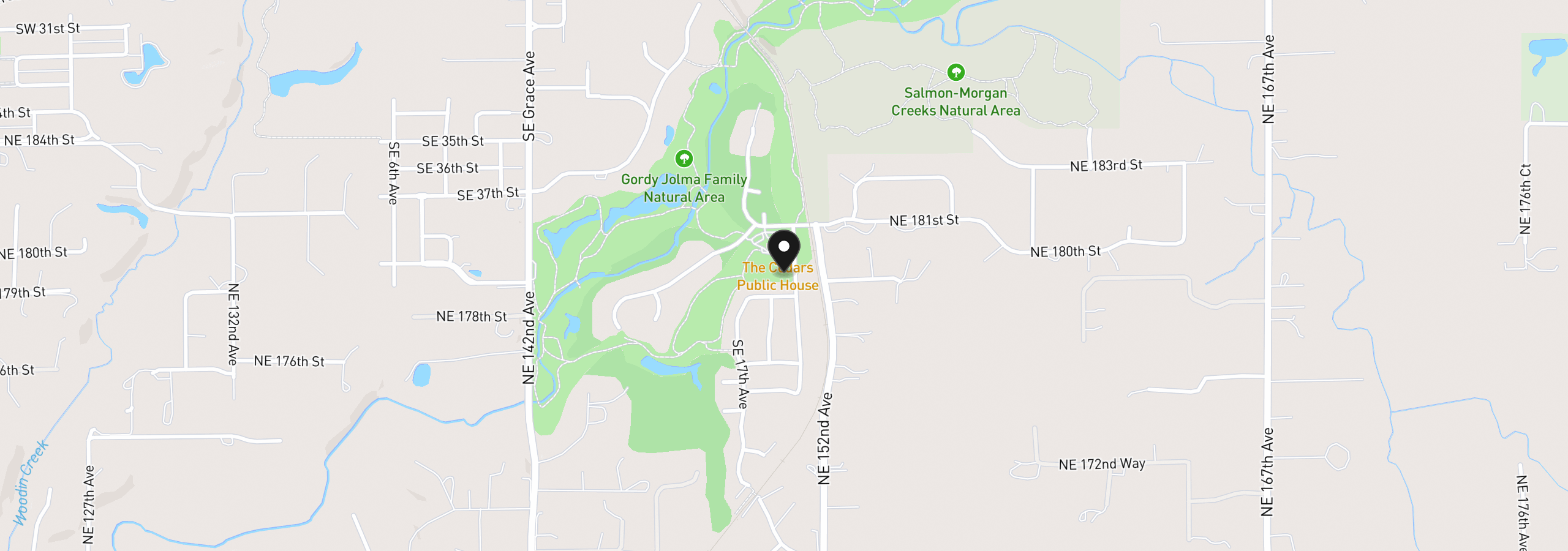 Map showing the location of 3912 SE 19th Ave, Brush Prairie, Wa 98606
