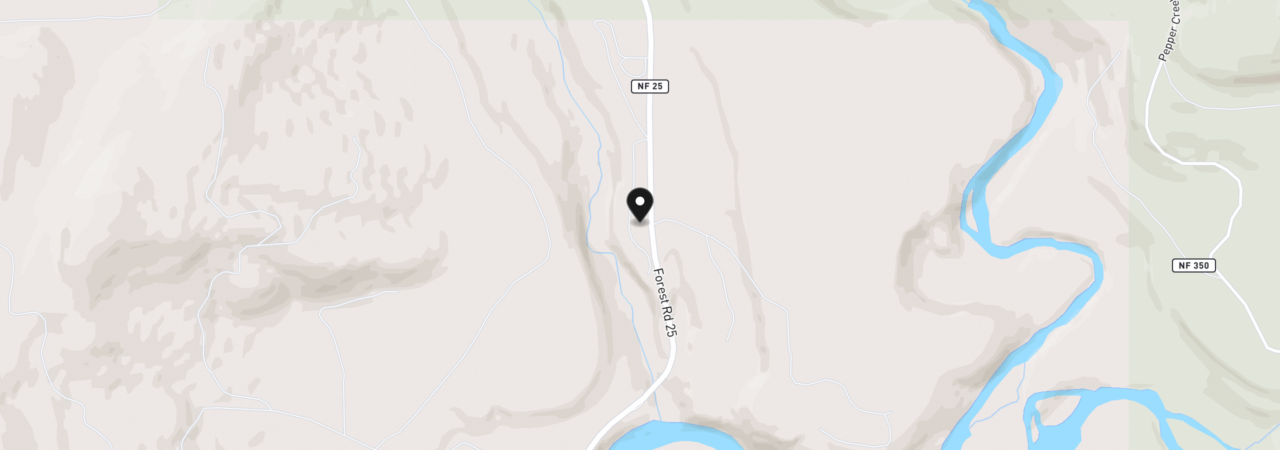Map showing the location of 181 Lodgepole Ln, Cougar, Wa 98616