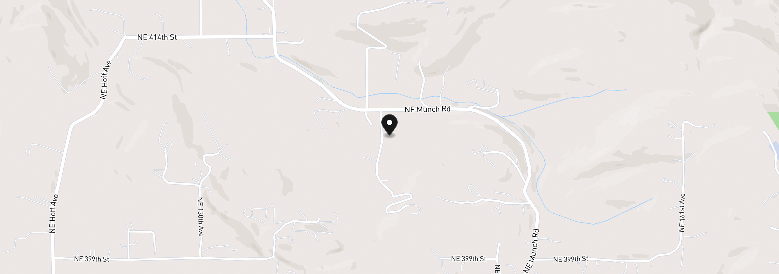 Map showing the location of 00 NE 142nd Ave, Amboy, Wa 98601