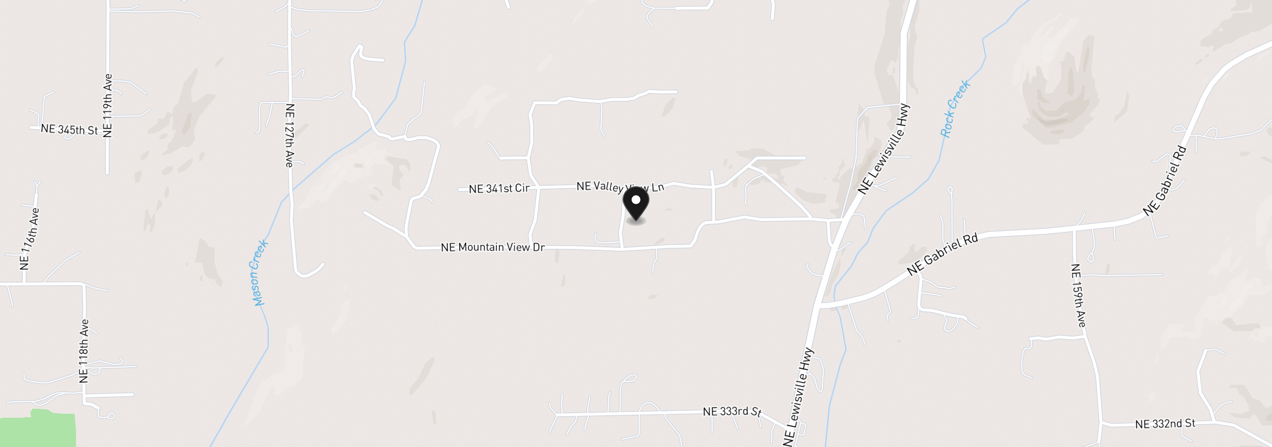 Map showing the location of 34133 NE Winterbrook Way, Battle Ground, Wa 98604