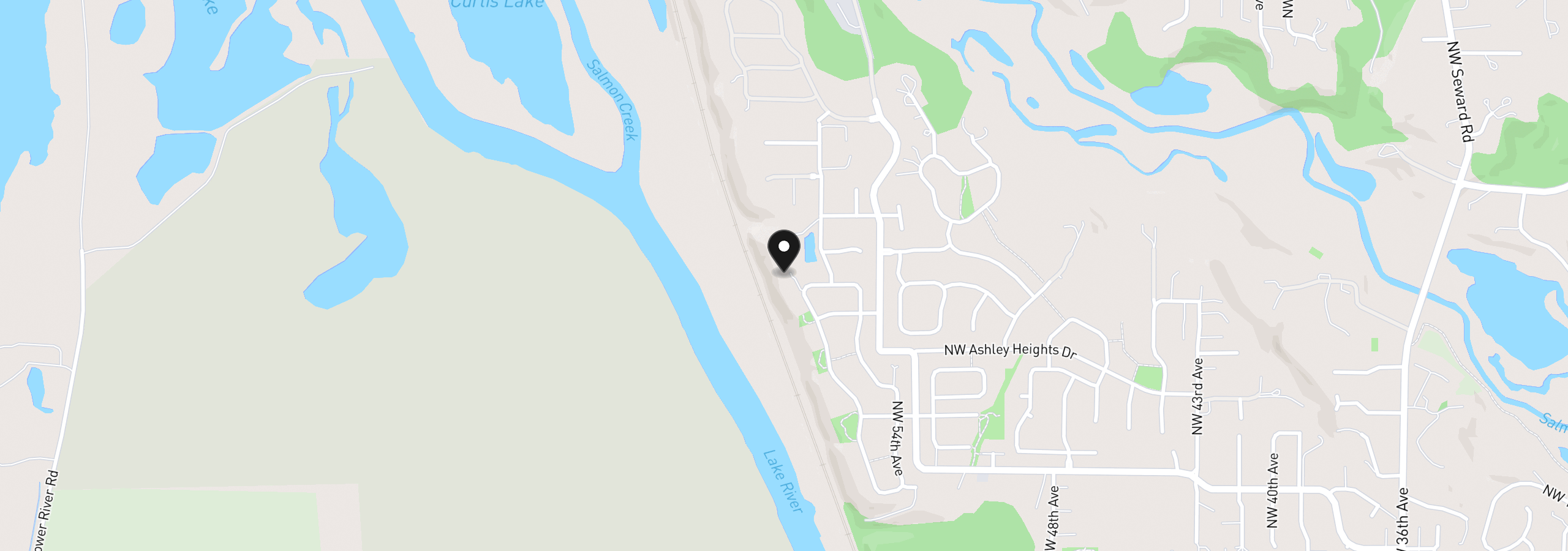 Map showing the location of 14014 NW 57th Ave, Vancouver, Wa 98685