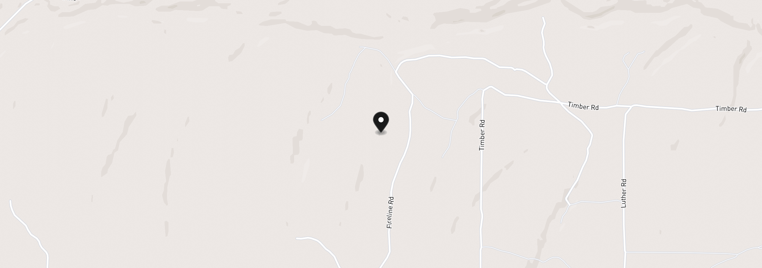 Map showing the location of Fireline, Bickleton, Wa 99322