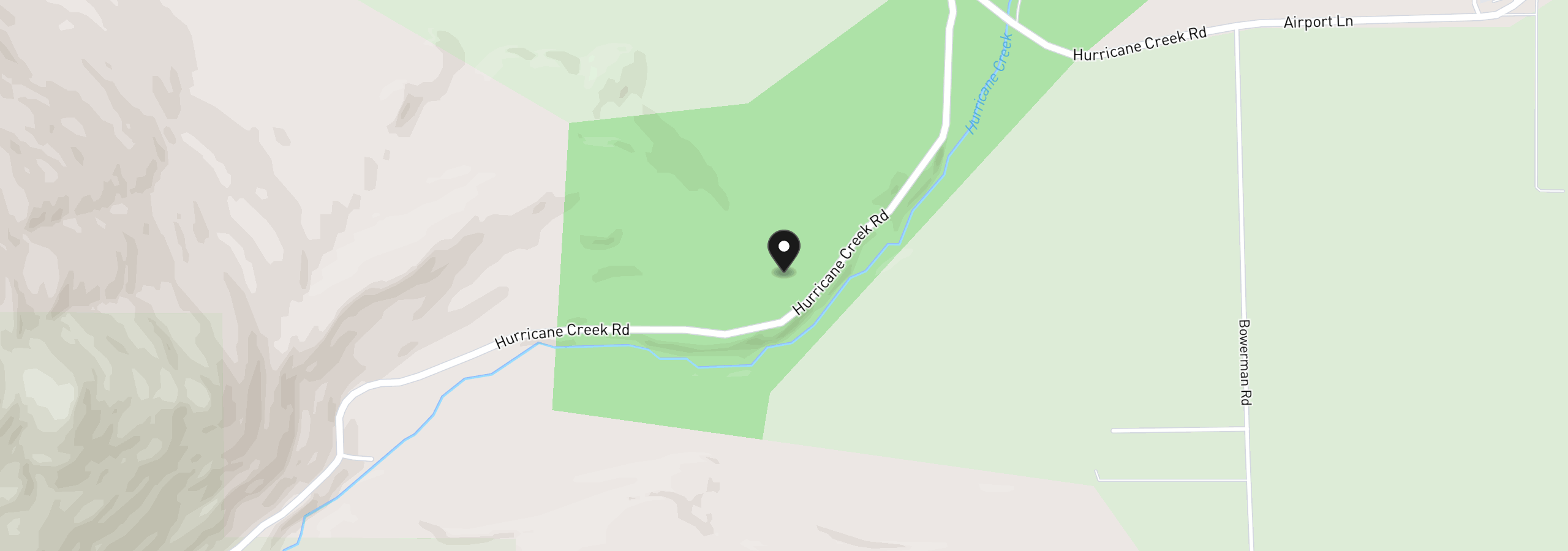 Map showing the location of 62730 Hurricane Creek Rd, Joseph, OR 97846
