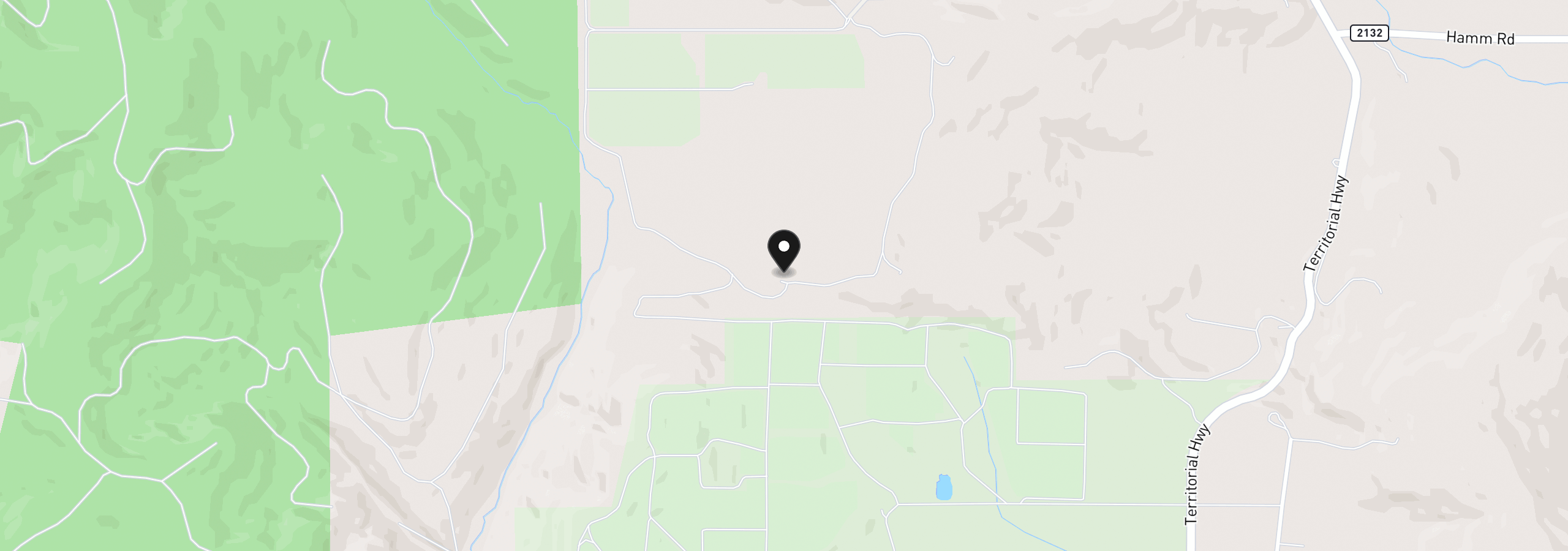 Map showing the location of 82106 Territorial Hwy, Eugene, OR 97405