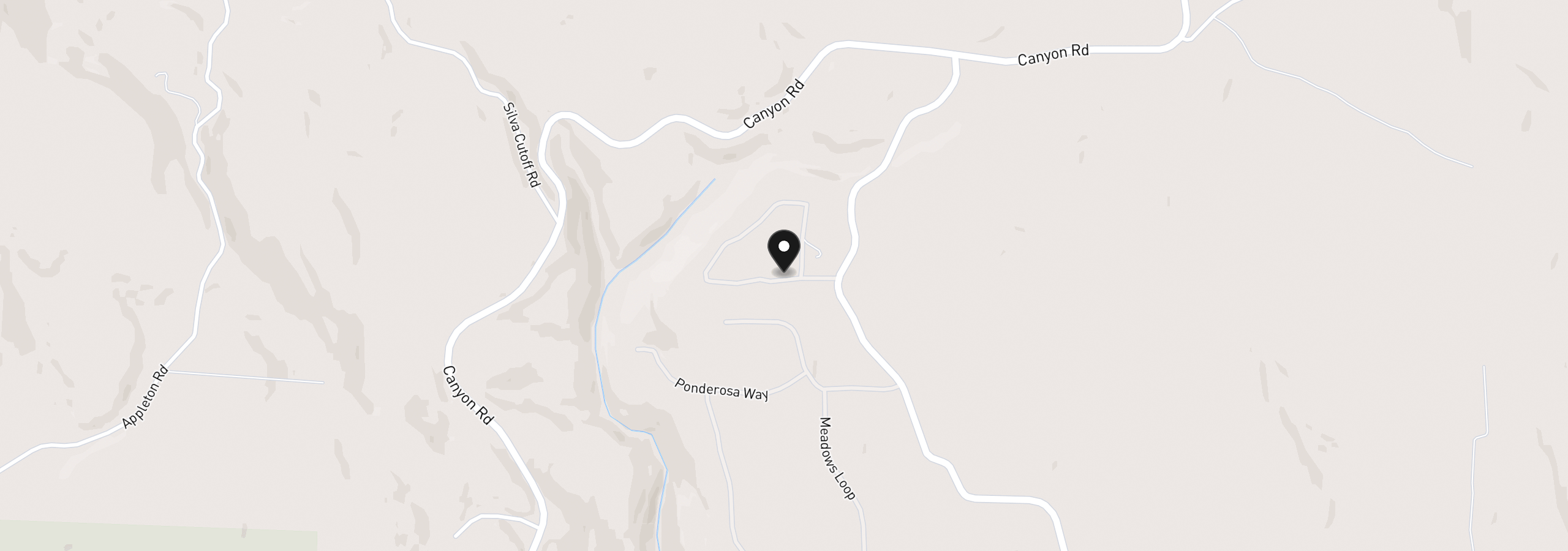 Map showing the location of 17 Canyon Loop Rd, Lyle, Wa 98635
