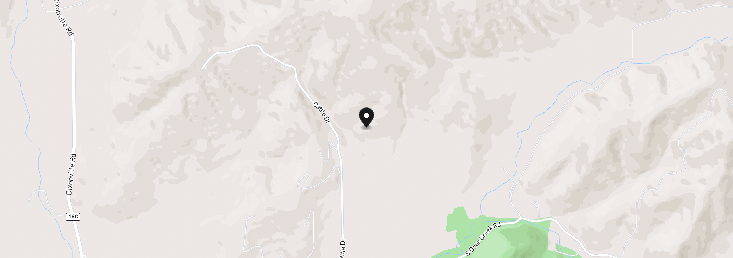 Map showing the location of 639 Cattle Dr, Roseburg, OR 97470