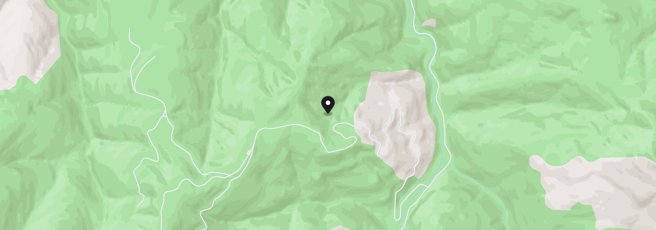 Map showing the location of Deer Creek Rd, Marcola, OR 97454