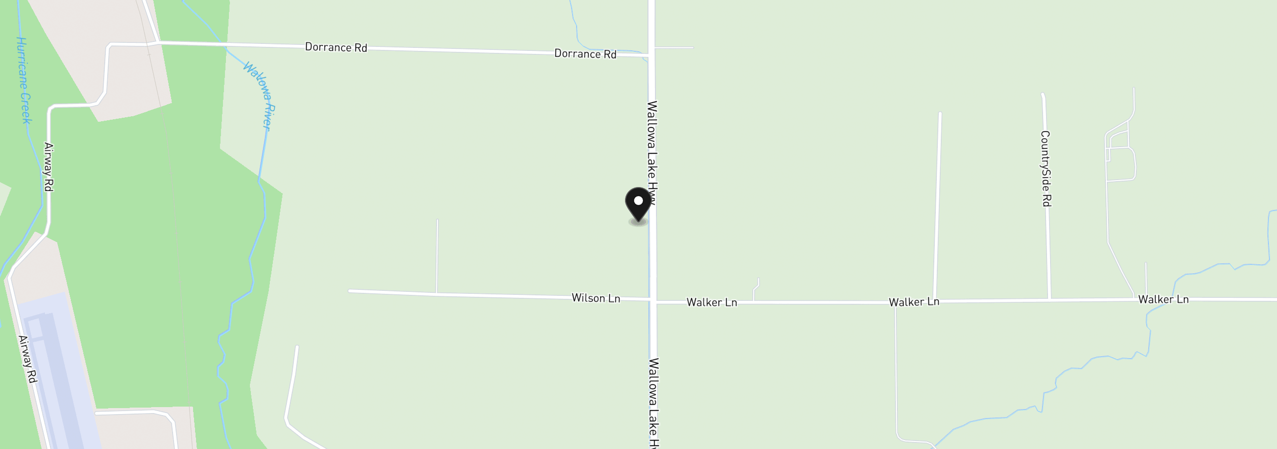 Map showing the location of 83014 Joseph Hwy, Joseph, OR 97846