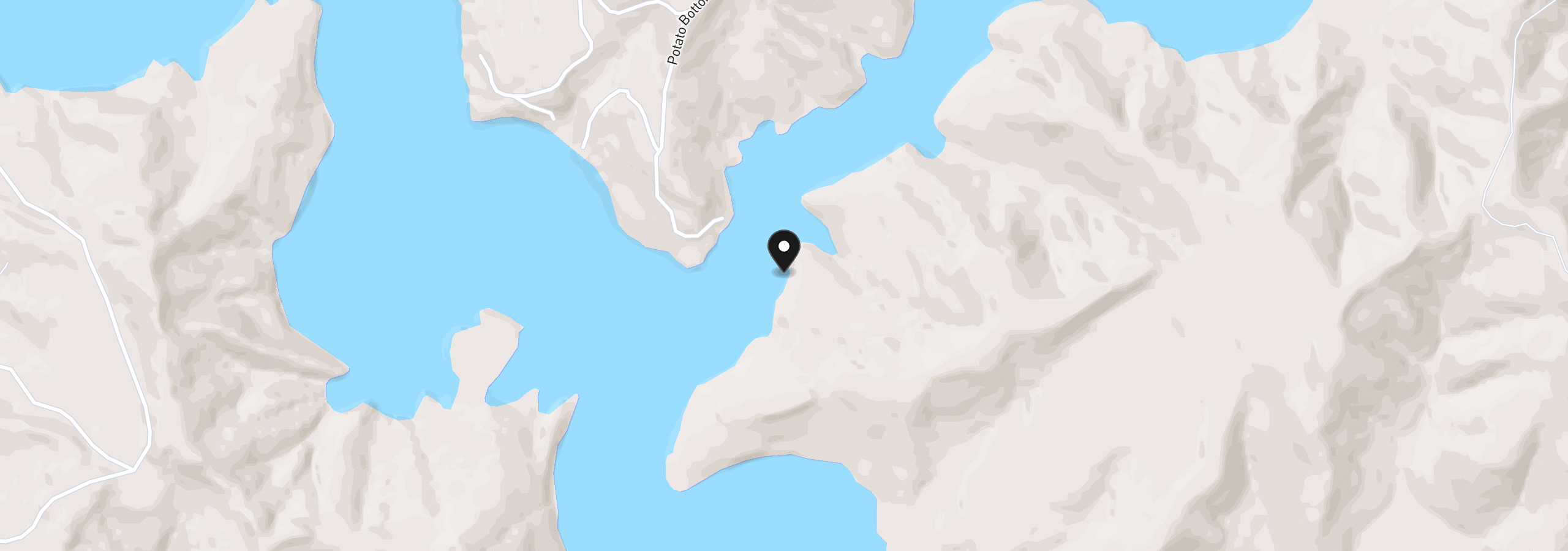 Map showing the location of 3734 S Tenmile Lake, Lakeside, OR 97449