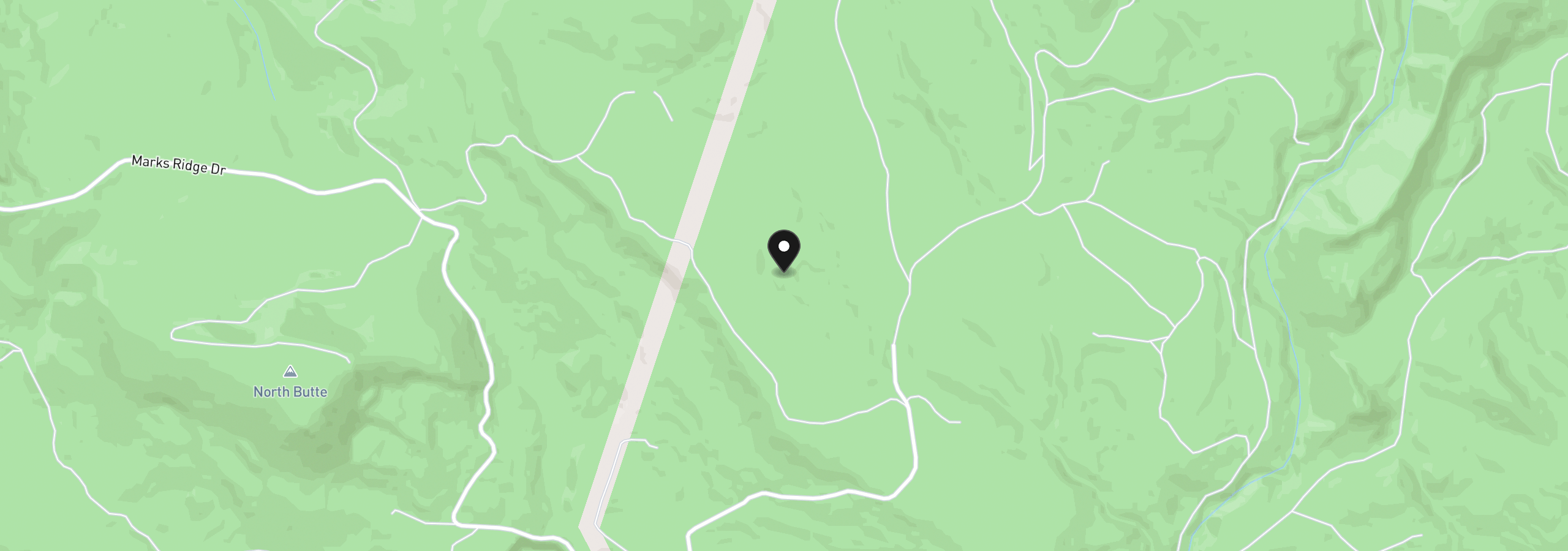 Map showing the location of 28600 Jones Dr, Foster, OR 97345