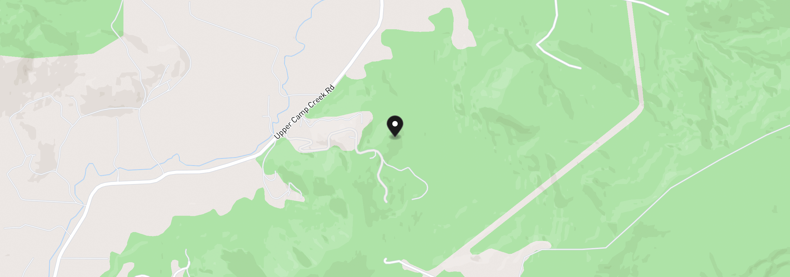 Map showing the location of McCauley Ridge Dr, Springfield, OR 97478