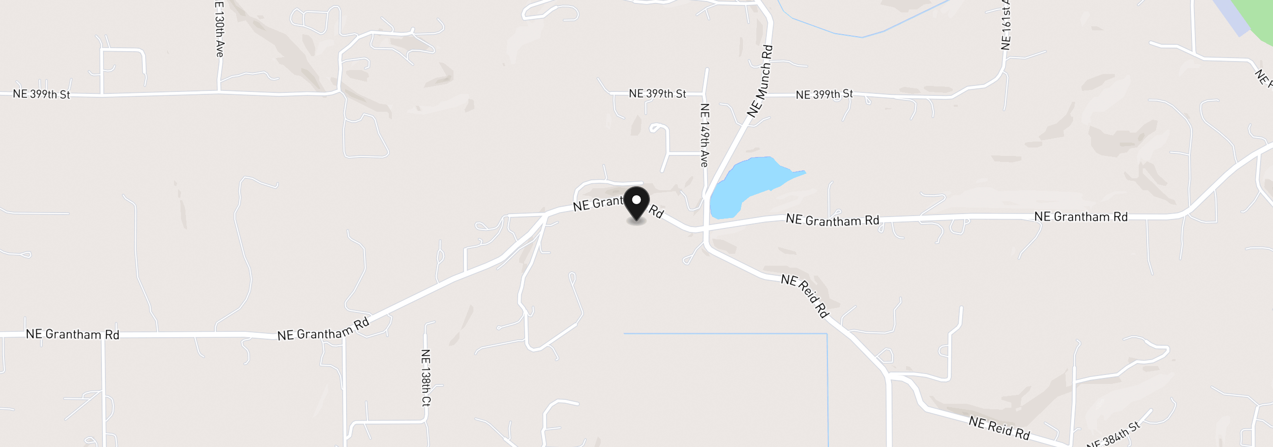 Map showing the location of 14801 NE Grantham Rd, Amboy, Wa 98601
