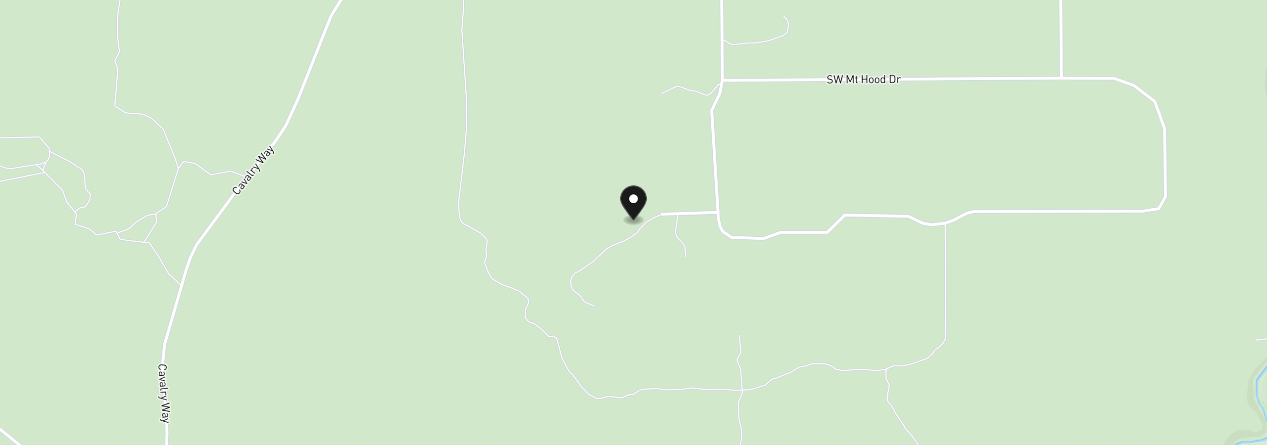 Map showing the location of 18853 SW Sisters Pl, Powell Butte, OR 97753