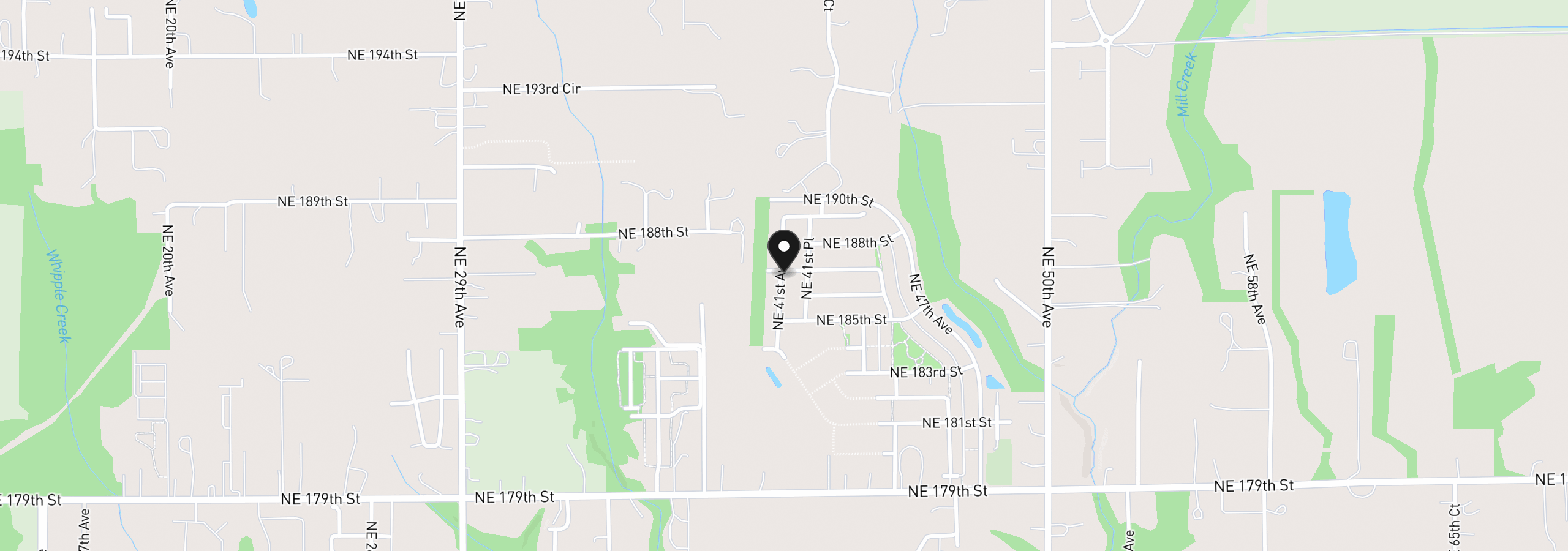 Map showing the location of 18609 NE 41st Ave Lot 437, Vancouver, Wa 98686