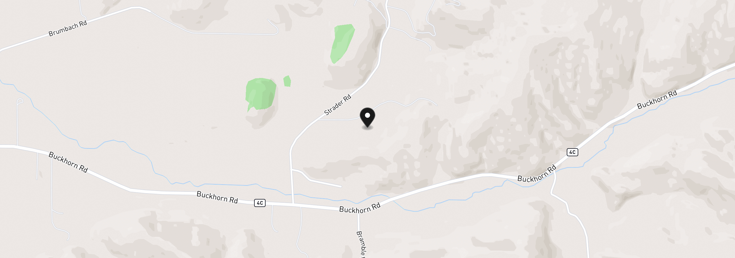 Map showing the location of 481 Strader Rd, Roseburg, OR 97470