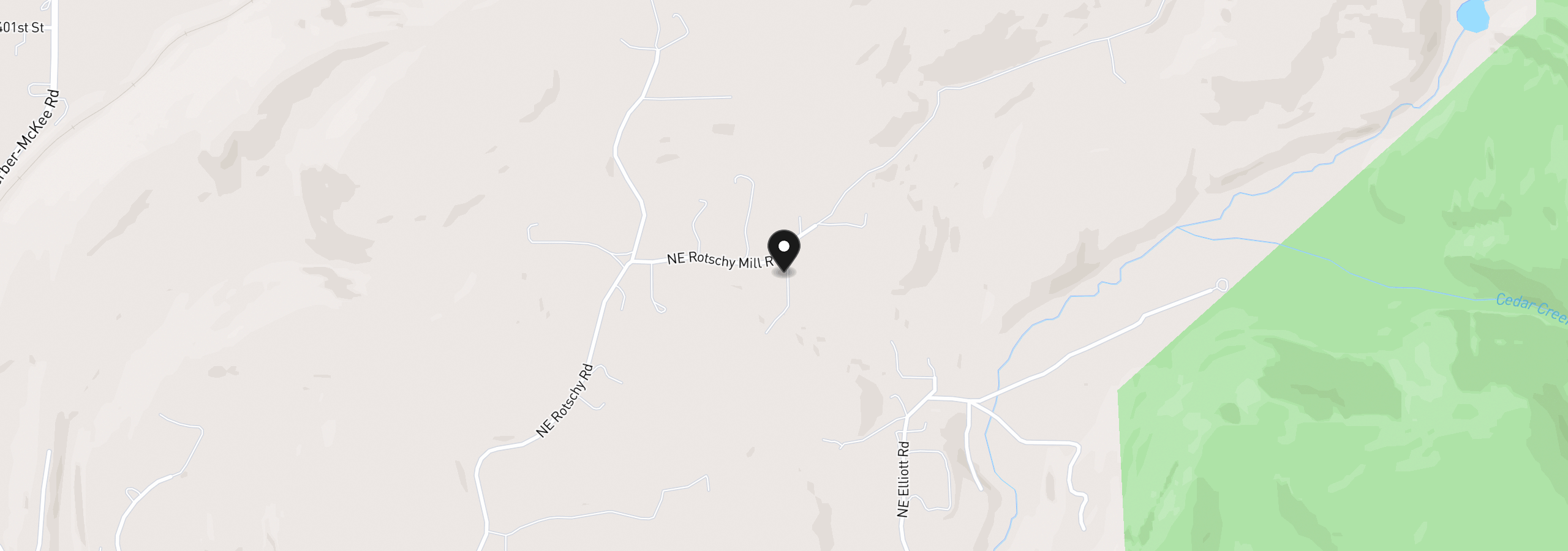 Map showing the location of 27011 NE Rotschy Mill Rd, Yacolt, Wa 98675