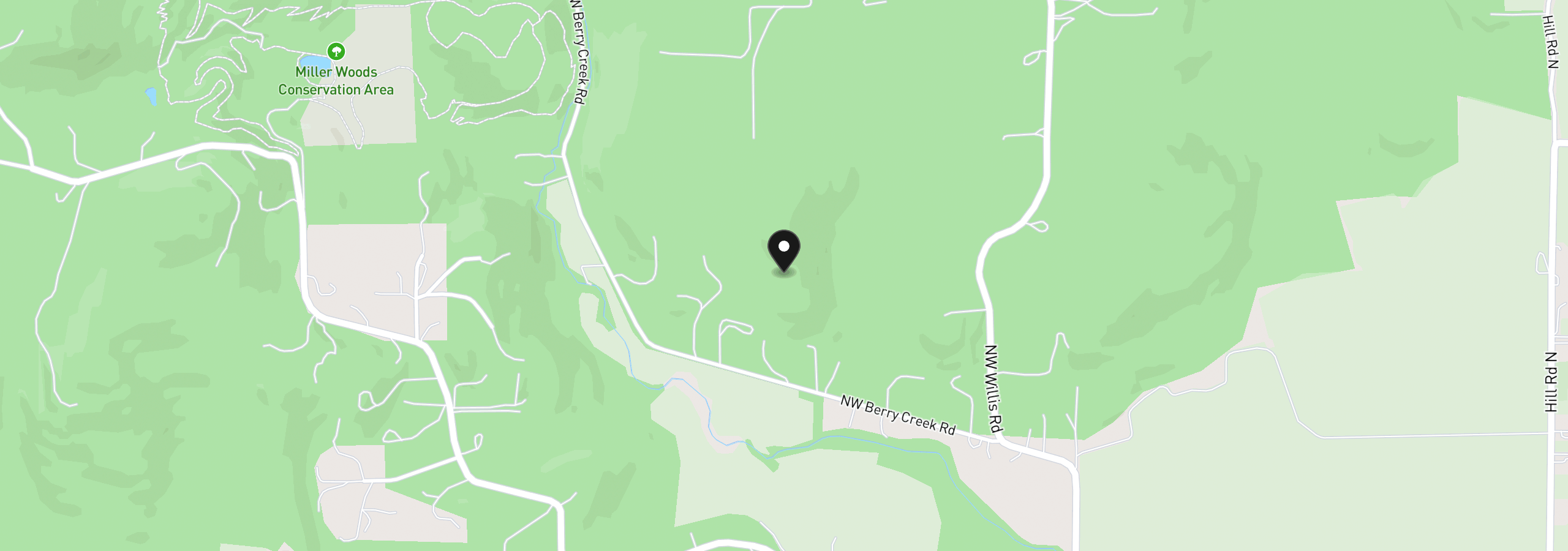 Map showing the location of 0 NW Jahnke Dr Lot 4, McMinnville, OR 97128