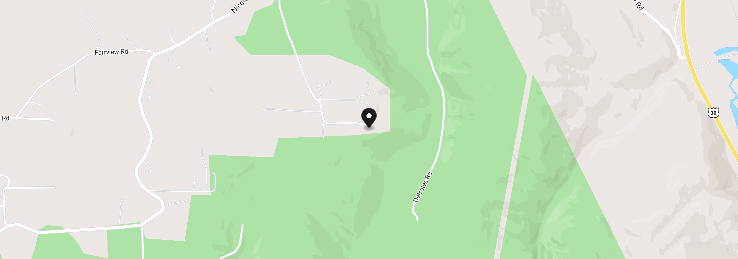 Map showing the location of 68763 Wasser Rd, Rainier, OR 97048