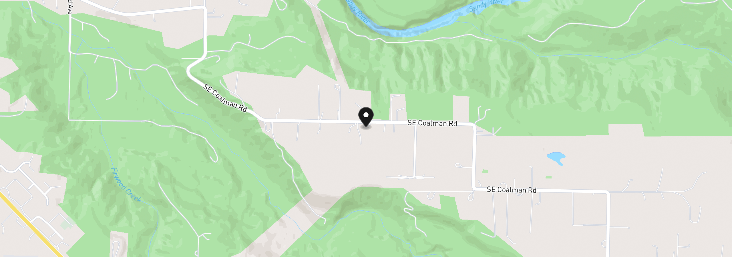 Map showing the location of 44434 SE Coalman Rd, Sandy, OR 97055