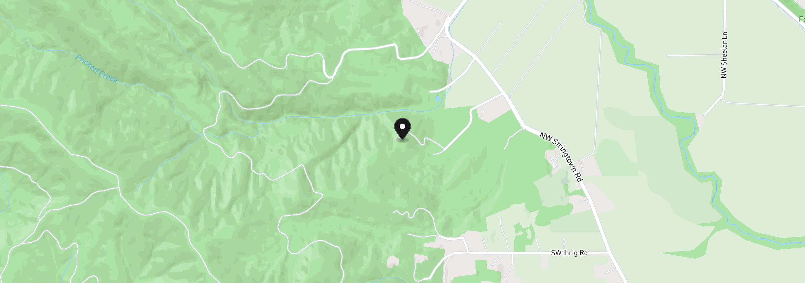 Map showing the location of 48135 NW Waldheim Way, Forest Grove, OR 97116