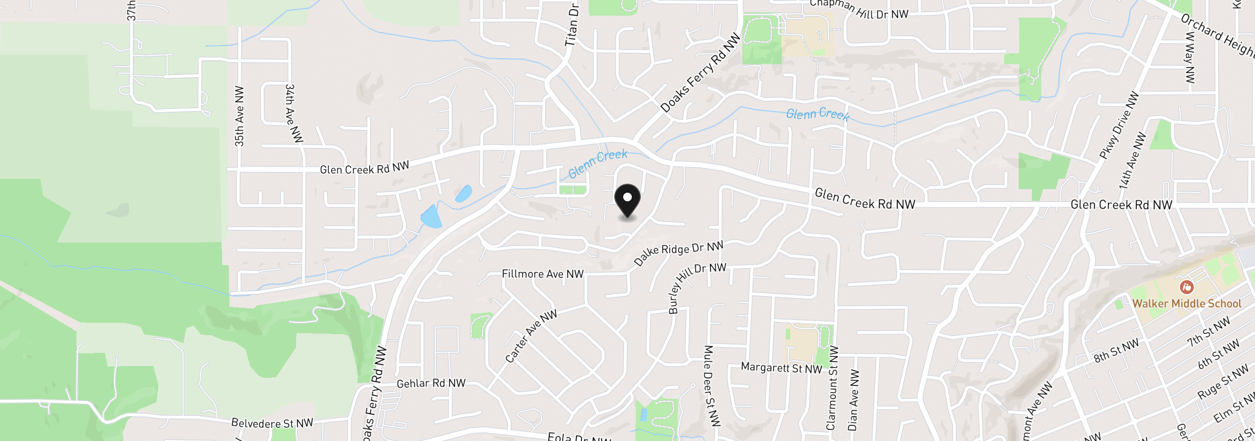 Map showing the location of 2652 Hoo Doo Dr, Salem, OR 97304