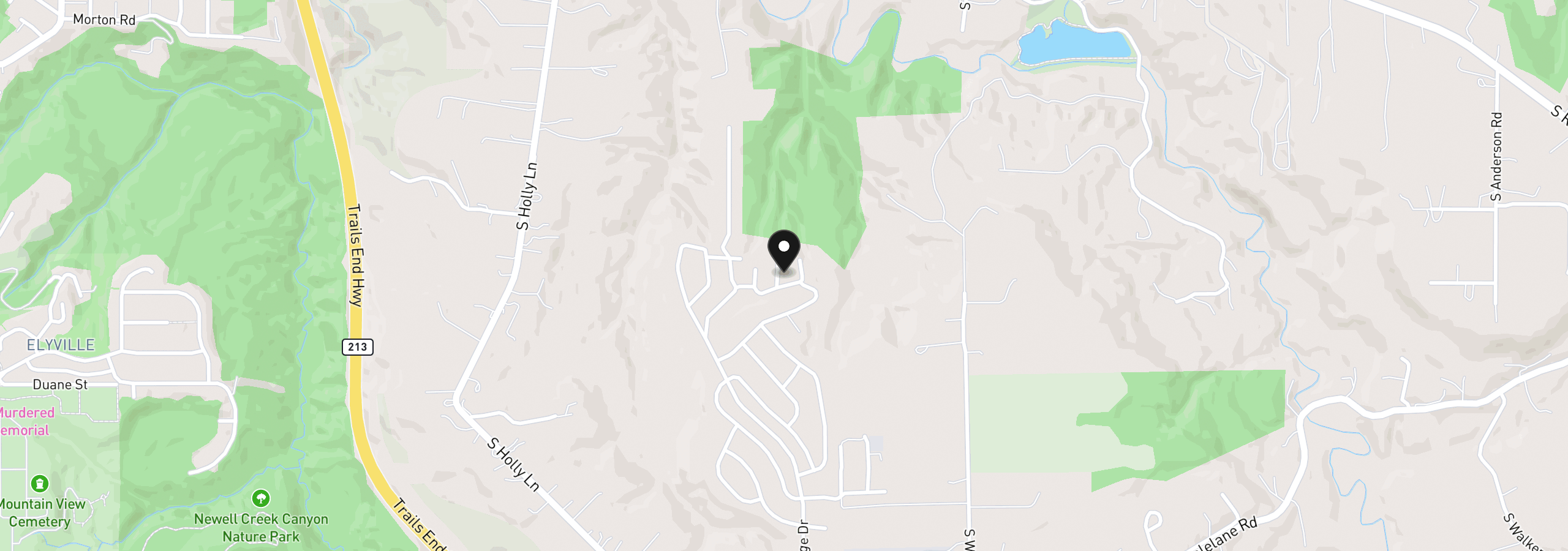 Map showing the location of 17973 S Grant Dr 489, Oregon City, OR 97045