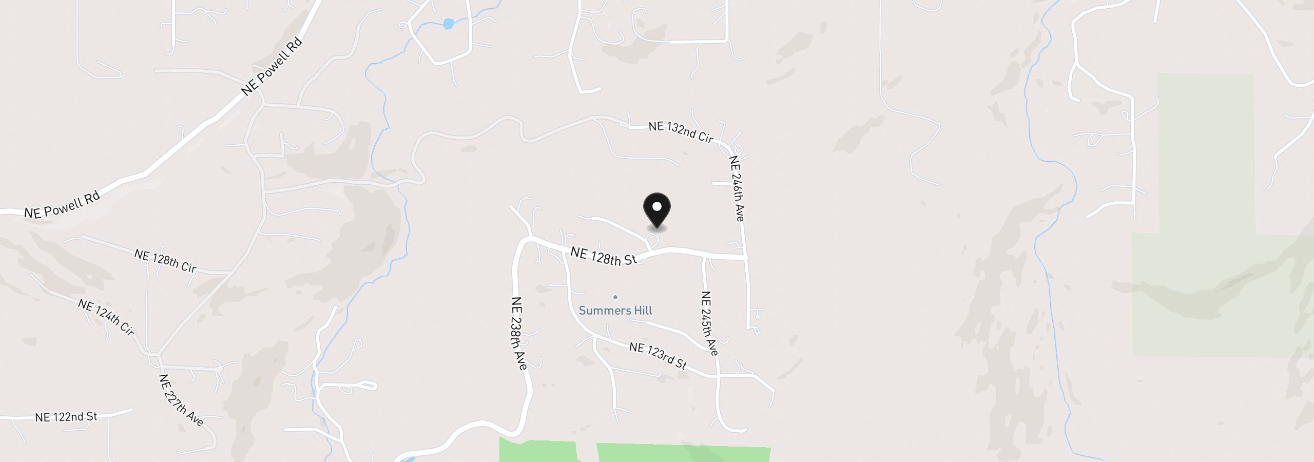 Map showing the location of 12803 NE 242nd Ct, Brush Prairie, Wa 98606