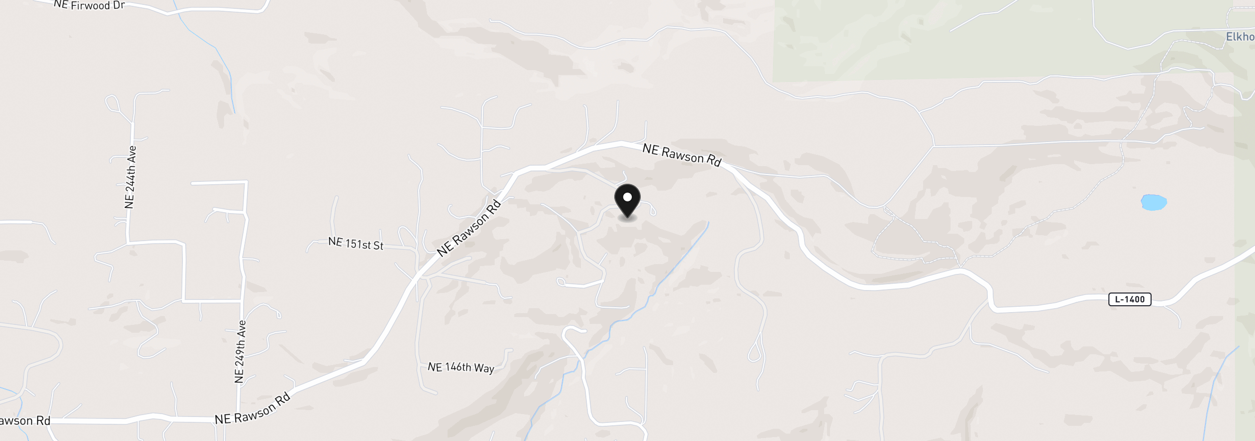 Map showing the location of 15317 NE Winsor Dr, Brush Prairie, Wa 98606