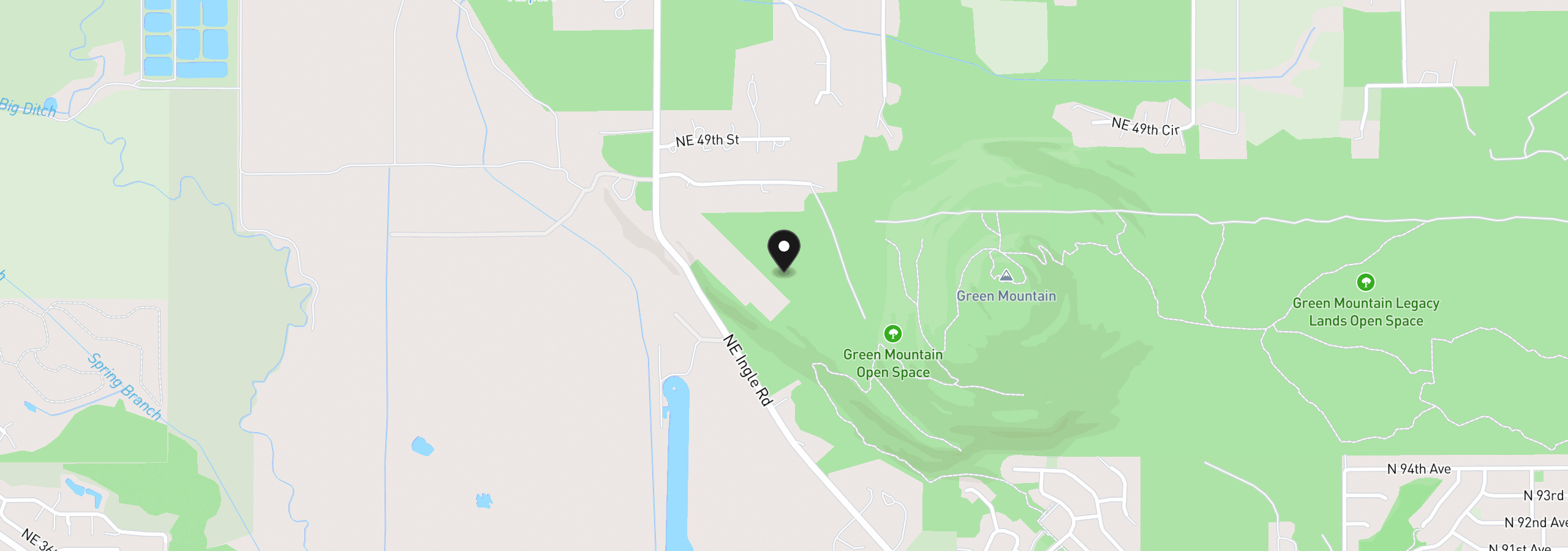 Map showing the location of 0 Ingle Rd, Vancouver, Wa 98682